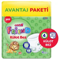 Goon Friend 4 Numara Külot Bebek Bezi 120 Adet