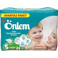 Önlem Junior 5 Numara Cırtlı Bebek Bezi 24 Adet