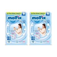 Molfix Midi 3 Numara Bantlı Bebek Bezi 2x112 Adet