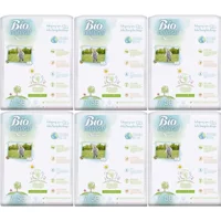 Sleepy Bio Natural 7 Numara Organik Cırtlı Bebek Bezi 6x56 Adet