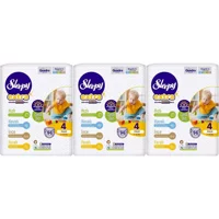 Sleepy Maxi Jumbo 4 Numara Organik Cırtlı Bebek Bezi 4x72 Adet