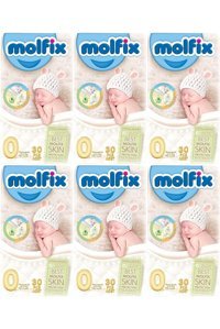 Molfix Prematüre 0 Numara Göbek Oyuntulu Cırtlı Bebek Bezi 180 Adet