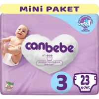 Canbebe Midi 3 Numara Bantlı Bebek Bezi 23 Adet