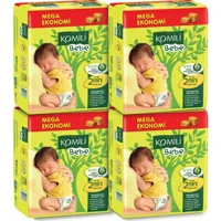 Komili Mini 2 Numara Cırtlı Bebek Bezi 4x78 Adet