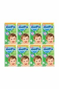 Molfix 3D Maxi 4 Numara Cırtlı Bebek Bezi 480 Adet