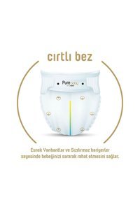 Sleepy Pure Baby 6 Numara Organik Cırtlı Bebek Bezi 32 Adet