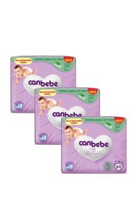 Canbebe 5 Numara Bantlı Bebek Bezi 3x60 Adet