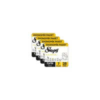Sleepy Extra 7 Numara Organik Cırtlı Bebek Bezi 4x28 Adet