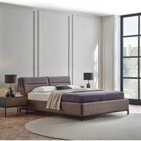 Enza Home Riga Klasik Modern 200 x 200 cm Başlıklı Çift Kişilik Sandıklı Baza Seti Gri