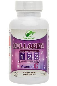 Yurdavit Hyaluronic Acid-C Vitamini Tablet Kolajen 100x900 mg