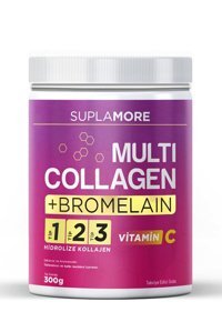 Suplamore Multi Collagen-Bromelain Toz Kolajen 300 gr