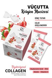 Rise & Shine Collagen Çilek Aromalı Saşe Kolajen 30 Saşe