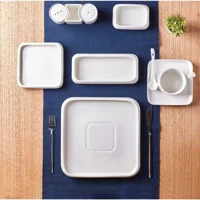 Kurt Home Perotti Pure 14337 35 Parça 6 Kişilik Porselen Kahvaltı Takımı Beyaz