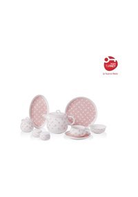 Korkmaz Aşiyan Collection A8707 Desenli 30 Parça 6 Kişilik Porselen Kahvaltı Takımı Çok Renkli