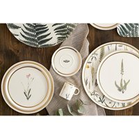 Porland Botanical Desenli 19 Parça 6 Kişilik Porselen Kahvaltı Takımı Çok Renkli