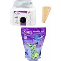 Sesu Depiroll 1+1 Boncuk Ağda Makinesi + Killi Boncuk Ağda + Spatula