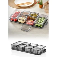 Stile Cucina Cucina 12 Kişilik Plastik Kahvaltı Takımı Gri