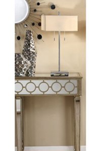 Cemile Orlo Twın Tekli Metal - Kumaş Tek Ayak Abajur Beyaz
