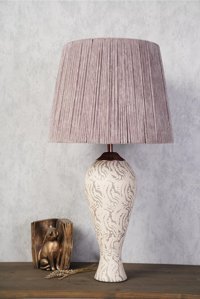Hmydesign Gazelle Gri Tekli İp Tek Ayak Abajur Gri