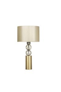 Moena Studio Milano Eskitme Gold Tekli Metal Tek Ayak Abajur Gold