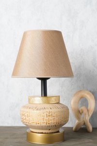 Hmydesign Larmes Gold Tekli Pvs Tek Ayak Abajur Gold