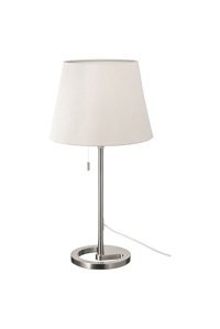 Ikea Eshlee Nyfors Tekli Kumaş Tek Ayak Abajur Beyaz