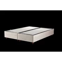 İpek Mobilya Manolya 150 x 200 cm Başlıksız Çift Kişilik Sandıklı Baza Bej