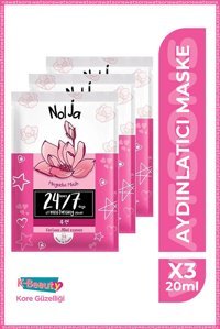 Watsons Nolja Manolya Kokulu Nemlendiricili Kağıt Yüz Maskesi 3 Adet