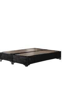 Hammak Home Retro 180 x 200 cm Ayrılabilen Başlıksız Çift Kişilik Sandıklı Baza Siyah