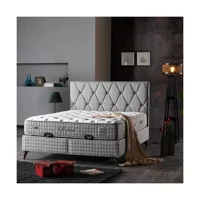 Armis Samoa 100 x 200 cm Yataklı Başlıklı Çift Kişilik Sandıklı Baza Seti Vizon