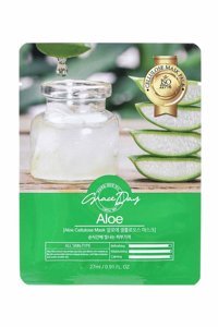 Grace Day Hassas Ciltler Için Selülöz Aloe Veralı Nemlendiricili Kağıt Yüz Maskesi