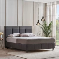 Yataş Dream Line 100 x 200 cm Başlıklı Çift Kişilik Sandıklı Baza Seti Antrasit