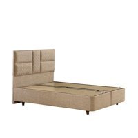 Tetra 160 x 200 cm Ayrılabilen Başlıksız Çift Kişilik Sandıklı Baza Bej