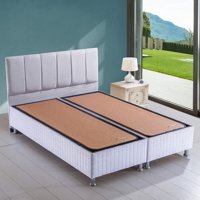 Alfyatak Cyristal Plus Ayrılabilen Başlıklı Çift Kişilik Sandıklı Baza Seti Beyaz