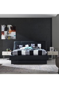 Berrak Mobilya Creo 160 x 200 cm Başlıksız Çift Kişilik Sandıklı Baza Antrasit