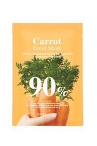 Bring Green Carrot Nemlendiricili Kağıt Yüz Maskesi