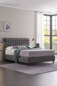 Yataş Lento 140 x 190 cm Başlıklı Çift Kişilik Sandıklı Baza Seti Siyah