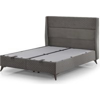 Armis Bio Balance 140 x 190 cm Başlıksız Çift Kişilik Sandıklı Baza Füme