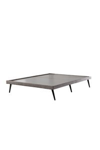 Hammak Home Casa 150 x 200 cm Başlıksız Çift Kişilik Baza Kahverengi