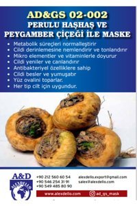 Alexdello Perulu Haşhaş-Peygamber Çiçeği Nemlendiricili Toz Yüz Maskesi