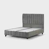 Armis Alegra 150 x 200 cm Başlıksız Çift Kişilik Sandıklı Baza Antrasit