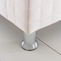 Alf Cyristal Plus 160 x 200 cm Ayrılabilen Başlıklı Çift Kişilik Sandıklı Baza Seti Krem