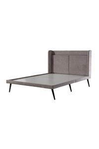 Hammak Home Vıva 180 x 200 cm Başlıklı Çift Kişilik Baza Seti Kahverengi