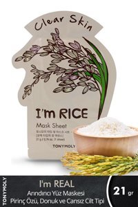 Tonymoly I'M Real Pirinç Kağıt Yüz Maskesi