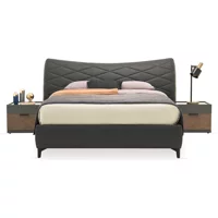 Enza Home Dorian 160 x 200 cm Başlıksız Çift Kişilik Sandıklı Baza Antrasit