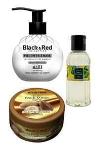 Black & Red Killi Nemlendiricili Soyulabilir Jel Yüz Maskesi 50 ml+400 gr