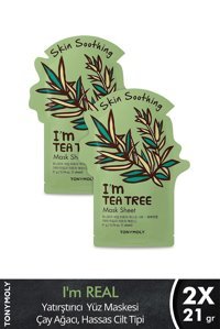 Tonymoly I'M Real Çay Ağacı Kağıt Yüz Maskesi 2 Adet