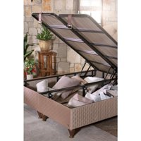 Mobilya Dükkanım Savana 90x190 cm Başlıksız Sandıklı Tek Kişilik Baza Seti Bej