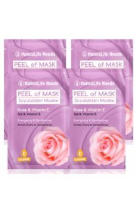 Huncalife Needs Gül Ve Vitamin Nemlendiricili Krem Yüz Maskesi 4x10 ml