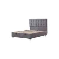 Mobilya Dükkanım Sleep 100x200 cm Başlıksız Sandıklı Tek Kişilik Baza Seti Siyah